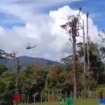 Un helicóptero militar colombiano se estrelló en la frontera con Panamá y murieron cuatro personas