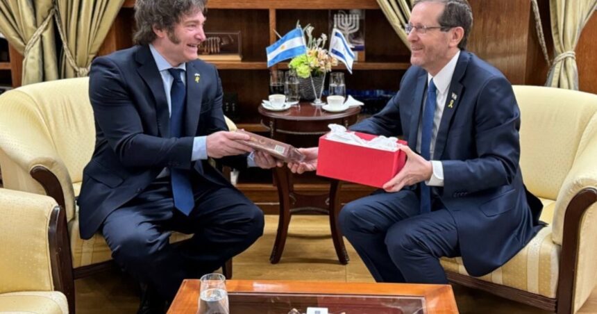 Javier Milei se reunió con Isaac Herzog y dio su apoyo “al derecho a la legítima defensa de Israel”