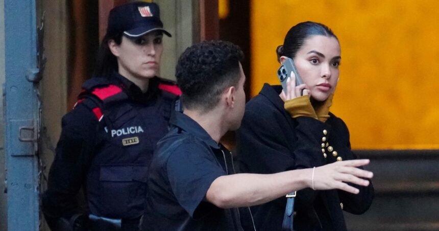 El juicio a Dani Alves, día 2: su esposa Joana Sanz se presentó a declarar y dijo que lo vio ebrio esa noche