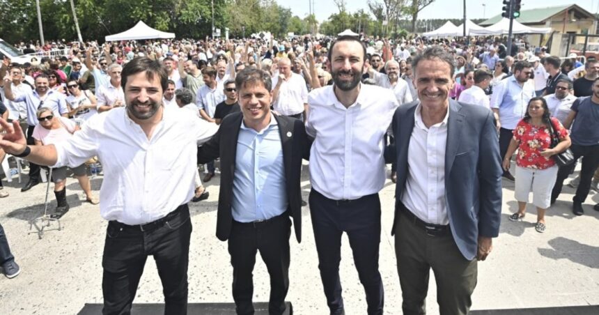 Axel Kicillof inauguró una obra en un distrito opositor del Conurbano y lo cruzaron por no invitar: “Hola, soy el intendente…”