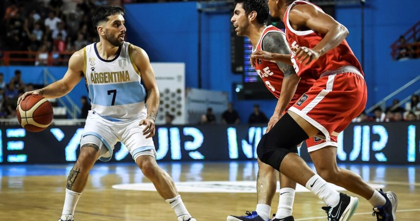 Robo, caño y triple: la jugada imposible de Facu Campazzo para el triunfo de Argentina vs Chile rumbo a la Americup