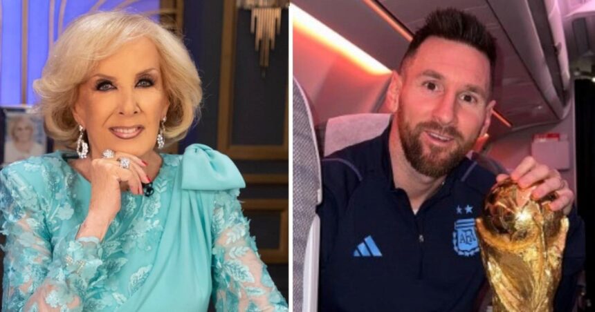 Lionel Messi saludó a Mirtha Legrand por sus 97 años y asumió un importante compromiso con ella: “Lo vamos a hacer”