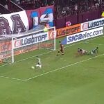 El increíble gol errado por Banfield en el clásico con Lanús: dentro del área chica y sin arquero