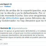 José Luis Espert arremetió contra Ricardo Quintela: “Caradura, vivís de arriba de la coparticipación”