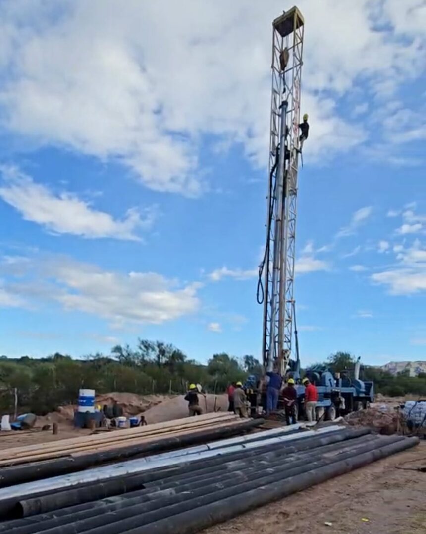 La construcción de la nueva perforación de Chepes alcanzo un 90 por ciento de avance