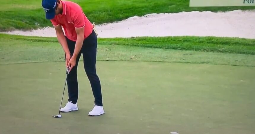 Pesadilla sobre el green para un golfista del PGA: falló 5 putts, perdió la cabeza y quedó fuera de un torneo