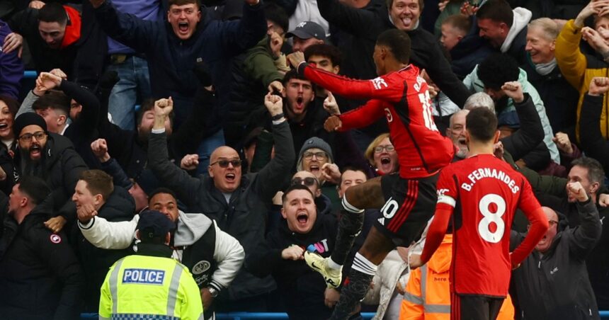 Manchester City vs Manchester United, por la Premier League, EN VIVO: golazo de Rashford y un increíble error de Haaland en el clásico