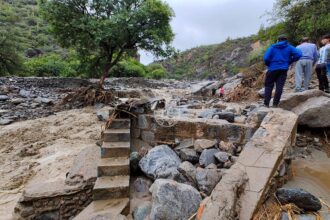 El camping municipal de Póman fue arrasado por la impresionante creciente