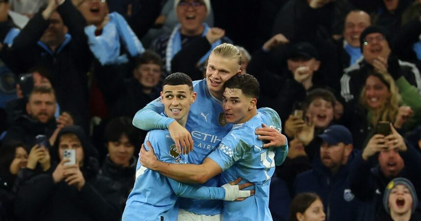 Manchester City de Julián Álvarez vs FC Copenhague por la Champions League: minuto a minuto, en directo