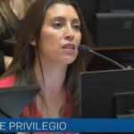 Florencia López: “La Rioja necesita esos fondos para pagarle los sueldos a los maestros, médicos, policías, y para sus obras que han sido injustamente paralizadas”.