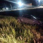 Un hombre perdió el control de su auto y volcó en Ruta Nacional 38