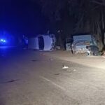 Alcoholizado, chocó una camioneta y mató a dos personas que estaban despidiendo familiares en la calle