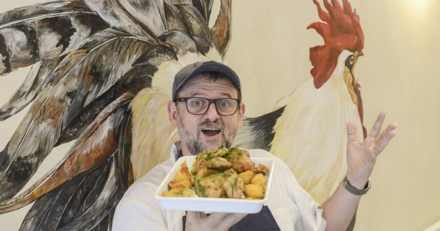 En Palermo, el nuevo restaurante tipo rotisería de Christophe: un crujiente pollo al spiedo a buen precio