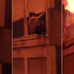 “No te sueltes”: el dramático video del estudiante que se colgó de la ventana y se salvó del incendio en Córdoba