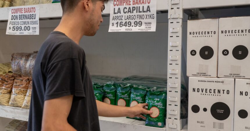 Un municipio acordó con súper chinos precios baratos de la canasta básica