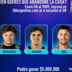 Gran Hermano, EN VIVO: quién abandona la casa mañana, según las encuestas