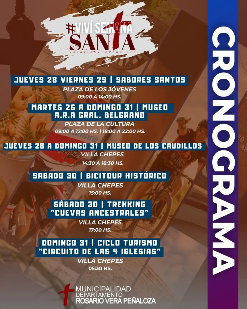 Semana Santa en Rosario Vera Peñaloza 2024