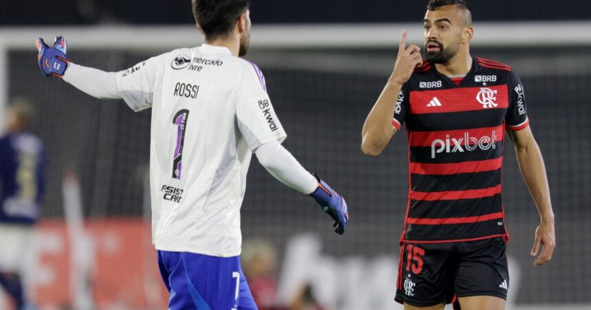 A Agustín Rossi le rompieron el récord histórico de valla invicta en el Flamengo: Millonarios se lo empató en su debut en la Libertadores