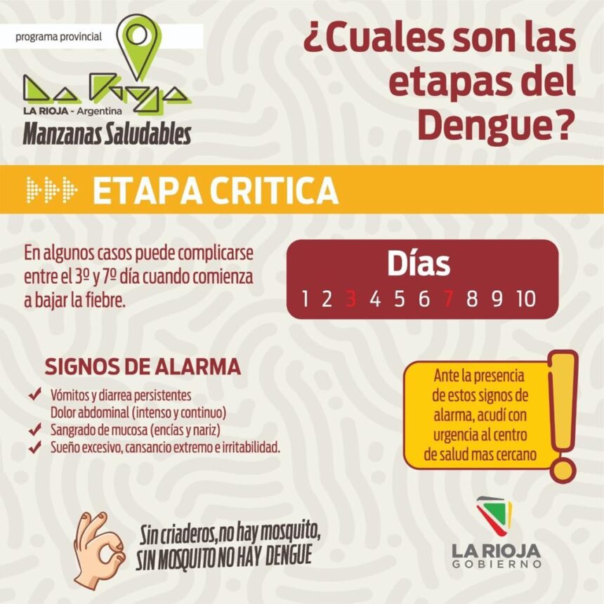 La sintomatología del dengue grave