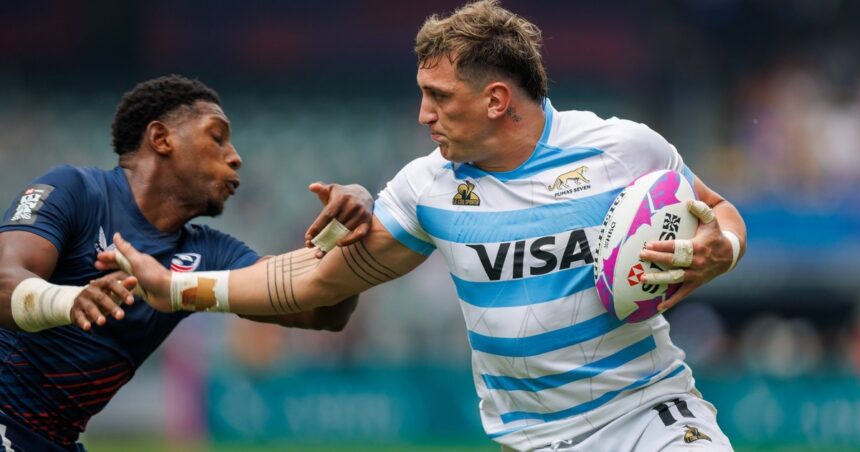 Los Pumas 7s comenzaron con el pie izquierdo en el Seven de Hong Kong: doble derrota y lesión de Moneta