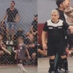 El descargo del ex Boca Hernán Grana tras su papelón viral al irrumpir en un partido de baby fútbol de su hijo