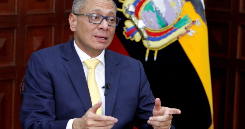 El ex vicepresidente de Ecuador Jorge Glas inició una huelga de hambre en la cárcel