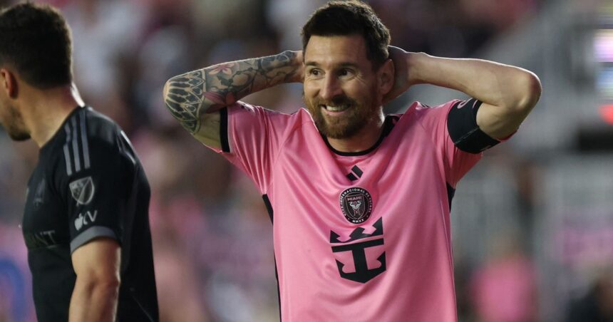 Messi y otra noche en modo MLS con Inter Miami: su primer gol “feo” y el reto lección a un compañero