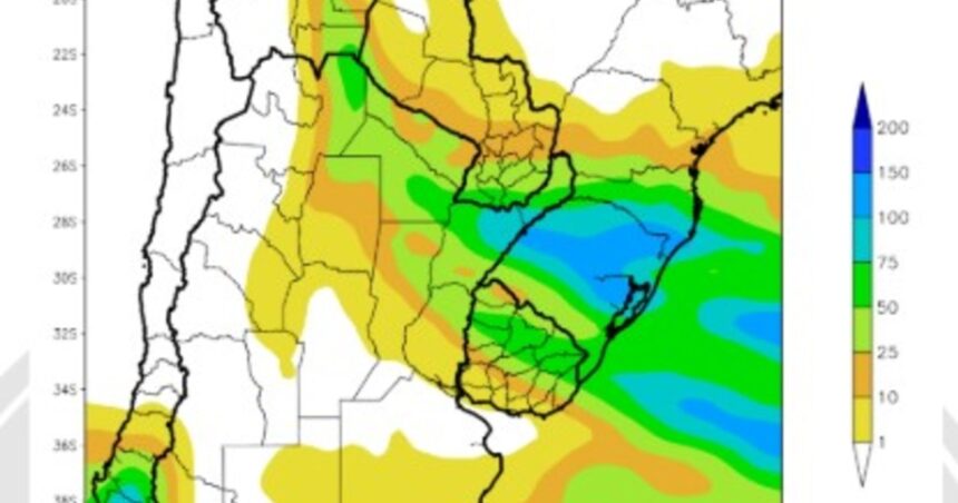 El clima: se vienen nuevas lluvias a una gran parte de la región agrícola