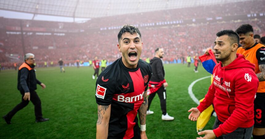 Exequiel Palacios, del histórico título con Leverkusen en la Bundesliga a postularse a los Juegos Olímpicos: “Me muero por estar en la Selección”