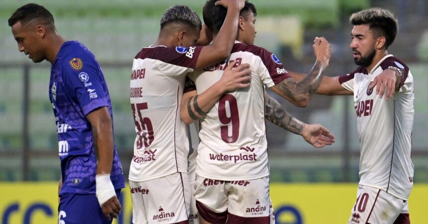 Lanús encarriló la clasificación en la Copa Sudamericana con un doblete de Walter Bou en Venezuela