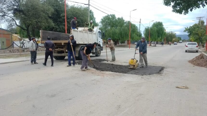 AV. Belgrano En Chepes | TRABAJOS DE BACHEO Y ARREGLO DE CALLES