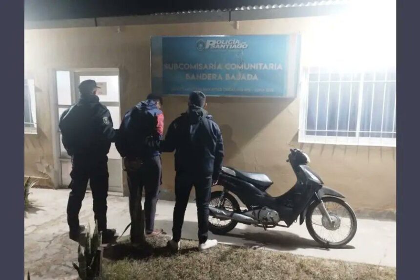 Secuestraron en Santiago del Estero una moto sustraída en La Rioja