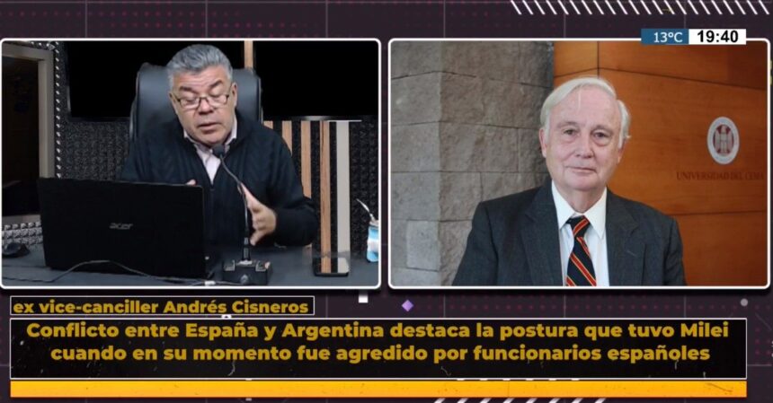 Andrés Cisneros, sobre el conflicto entre España y Argentina: “Esto es un entredicho penoso, porque no había necesidad de esta pelea”