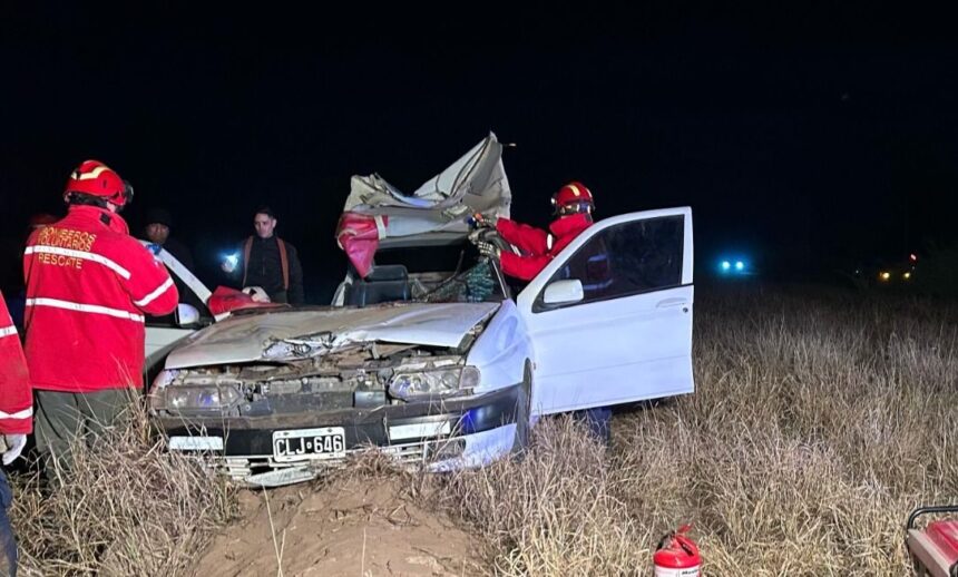 Impactante siniestro vial en el ingreso a la Trampa del Tigre