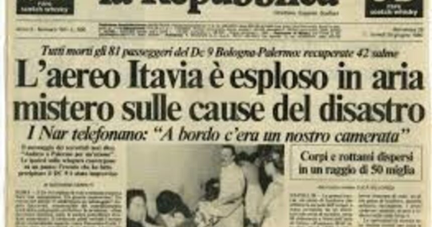 El misterio del avión italiano que cayó en Ustica en 1980, revelado en un libro más de cuatro décadas después