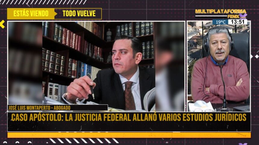 José Luis Montanperto: “No tenían motivos suficientes para hacer los allanamientos. ¿Por qué no investigan dentro del poder judicial?”