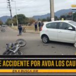 Fuerte siniestro vial en av. Ángel Vicente Peñaloza