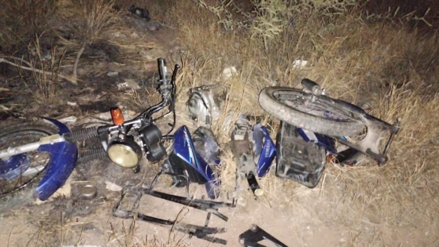 Policía recuperó partes de una motocicleta que había sido robada este jueves