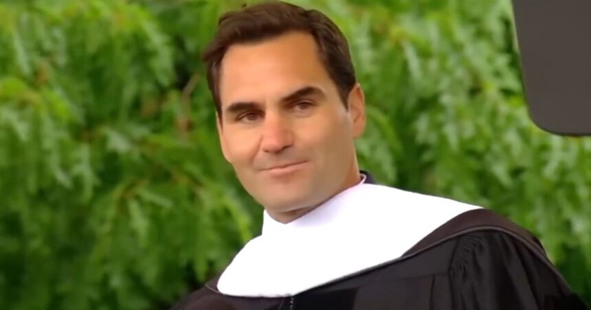 El genial discurso de Roger Federer en una universidad: “Los mejores no lo son porque ganan todos los puntos, sino porque aprendieron a perder”