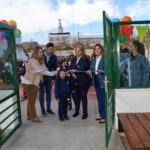 Quedó inaugurado el patio de juegos en el Jardín de Infantes de la Pio XII