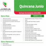 Este viernes inicia el cronograma de pago de la Quincena a empleados estatales