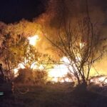 Incendio de gran magnitud se registró en Sanagasta