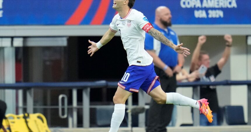 Pulisic brillante: gol y asistencia para que Estados Unidos le gane a Bolivia en el debut de la Copa América