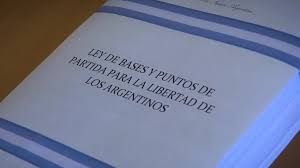 La Ley Bases se sesionará el próximo jueves