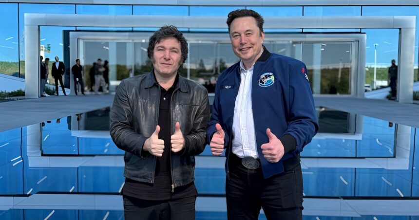 Elon Musk habló de la receta de Javier Milei para bajar la inflación y el Presidente le respondió