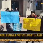 Damnificados por el caso de estafa piramidal hicieron una protesta frente a la Casa de Gobierno