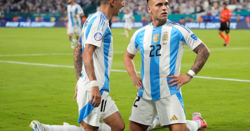 Las cinco claves del triunfo de Argentina ante Perú por la Copa América: del as de bastos a un Lautaro Martínez implacable