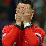 El llanto de Cristiano Ronaldo tras errar el penal que podría haber definido el partido frente a Eslovenia