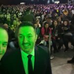 La particular foto verde que Manuel Adorni compartió junto a Luis Petri en el evento con Javier Milei en Brasil