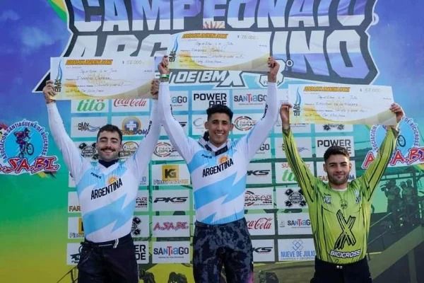 Exequiel Torres campeón nacional de BMX